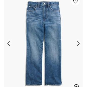 Madewell slim wide leg jeans